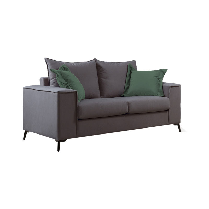 Set de living Verona 2 piese 2-3 locuri antracit mak14 - perne de cedru mak07, 93x225 cm