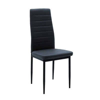 Set de Masa 5 piese Natali-Parker facut culori, negru-Natural, 120x80x76 cm, imagine suplimentara
