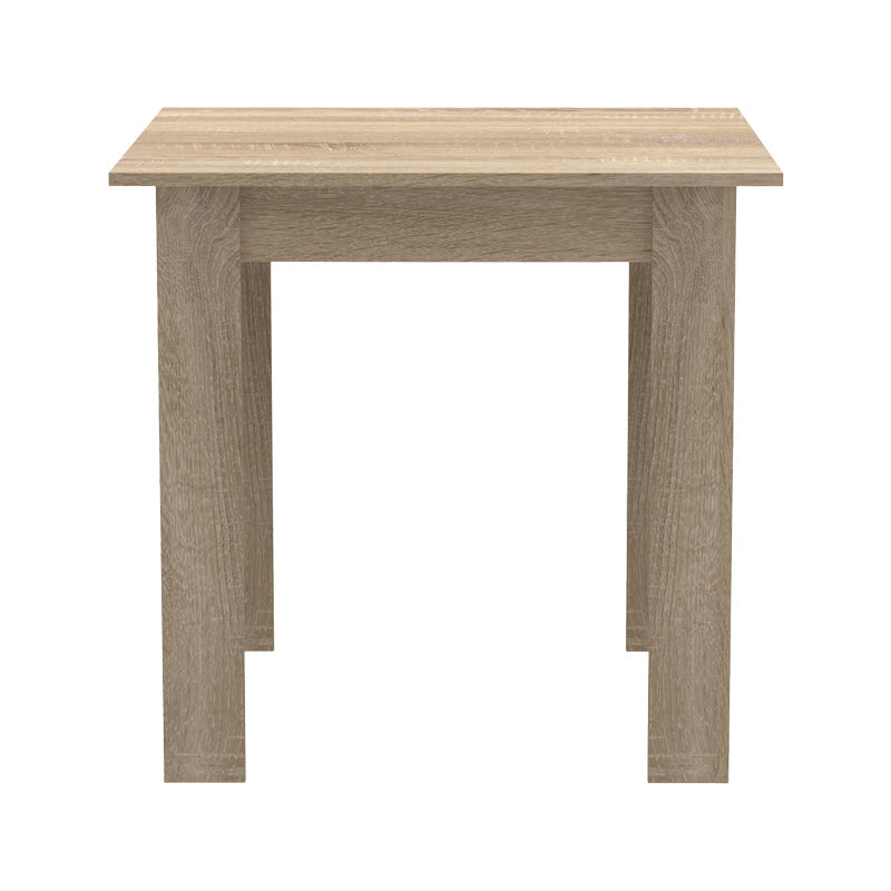 Set de Masa de 3 piese Manka I - Gaston, sonoma-negru, 80x80x77 cm