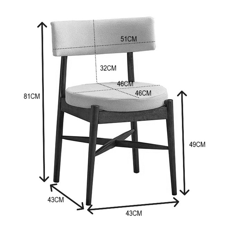 Set de sufragerie Eleganza-Raudi 7 piese, nuc, 180x99x76 cm