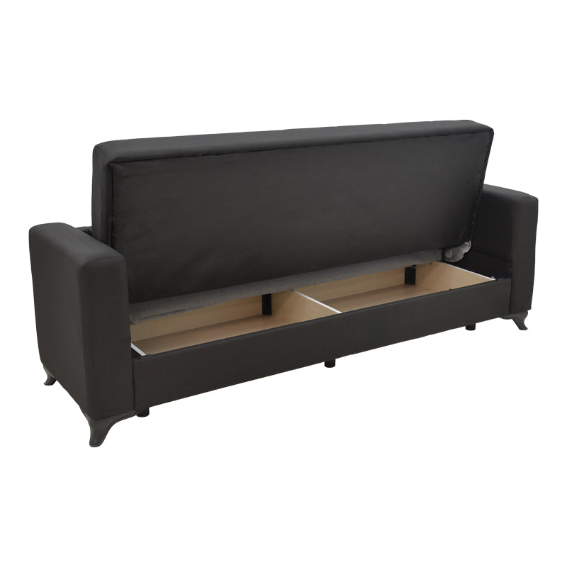 Set de sufragerie 2 piese Modesto, neagra, 85x215 cm