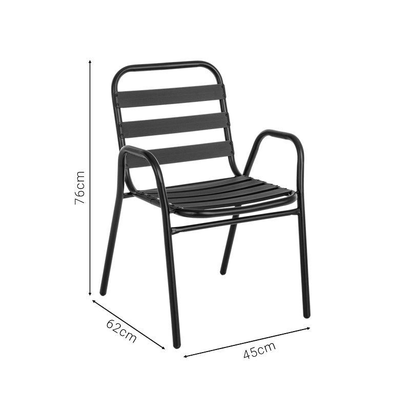 Set de sufragerie Sussie-Vergo set de 3 sampanie metal-aluminiu, Bej, D60x70 cm