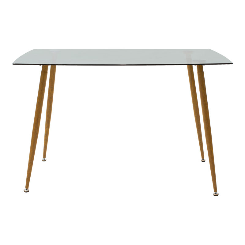 Set de sufragerie Chloe-Julita, 5 piese, Antracit, 120x70x75 cm