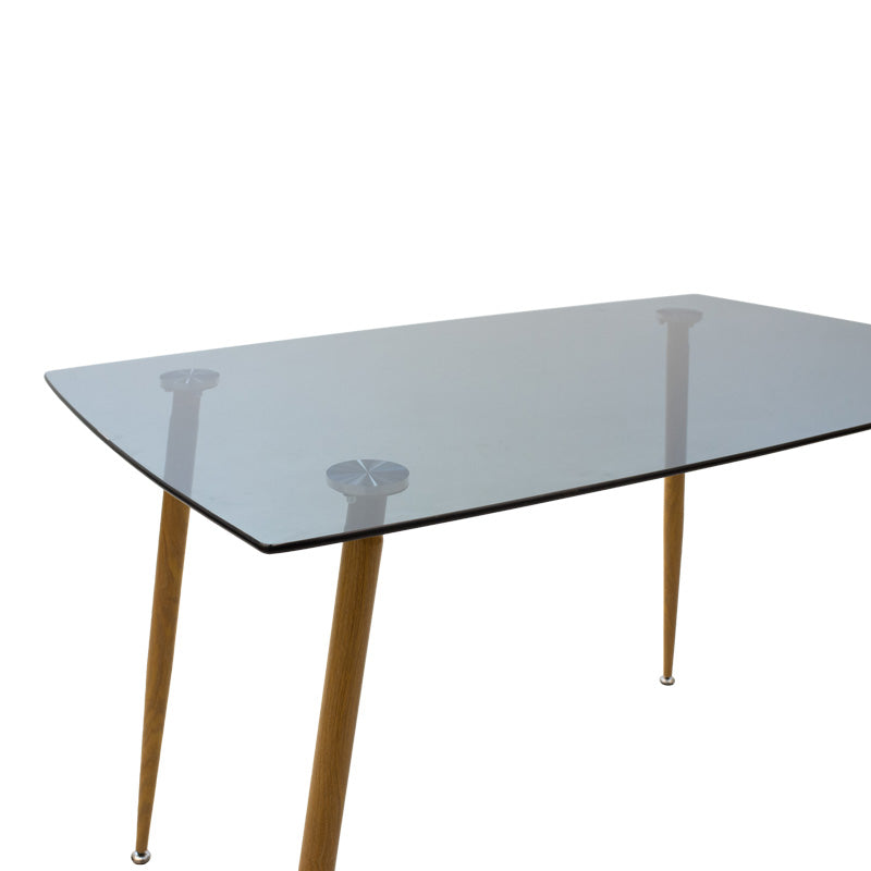 Set de sufragerie Chloe-Julita, 5 piese, Antracit, 120x70x75 cm