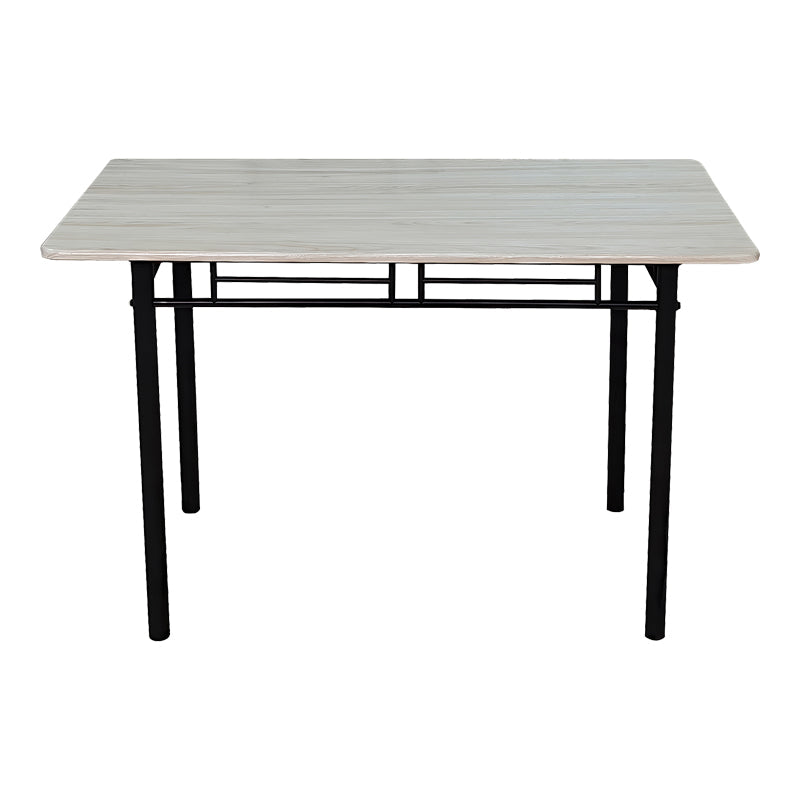 Set de sufragerie cu masă și 4 scaune Roza, și metal, Stejar, 120x65x75 cm