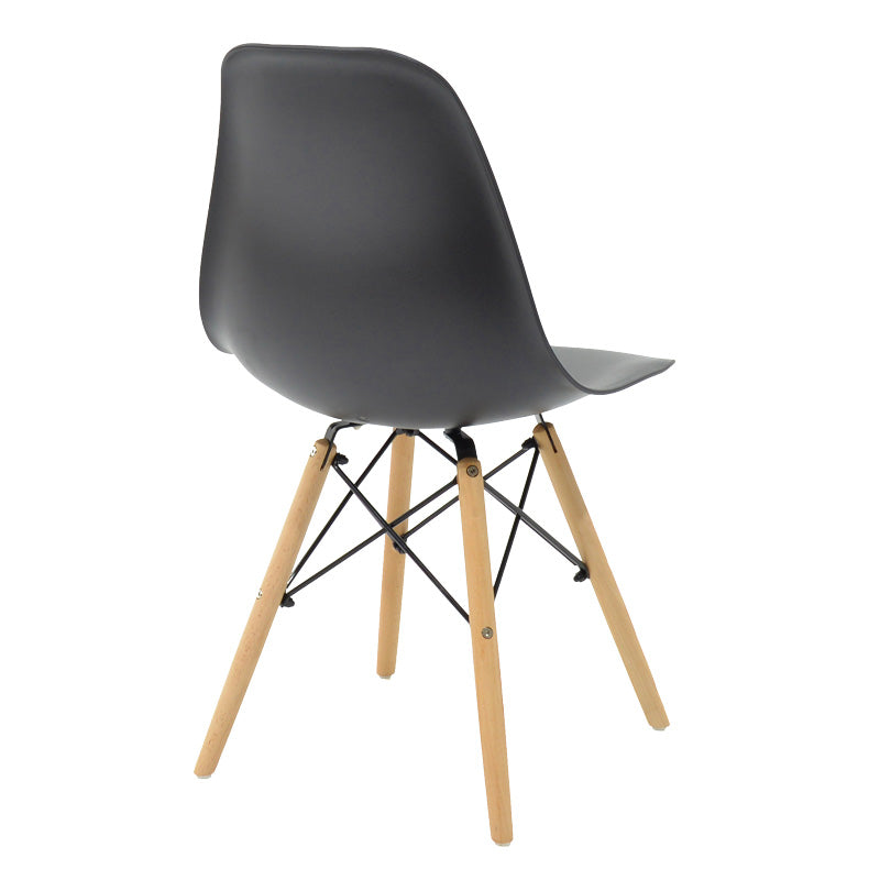 Set de sufragerie Manka-Julita, 5 piese, Negru-Sonoma, 110x80x77 cm