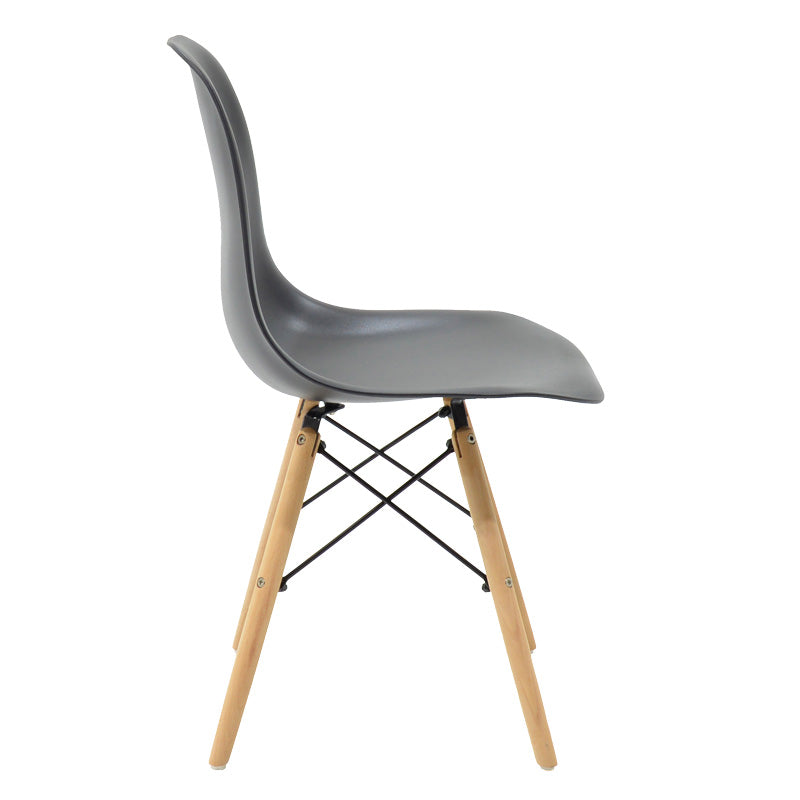 Set de sufragerie Manka-Julita, 5 piese, Sonoma-Negru, 110x80x77 cm