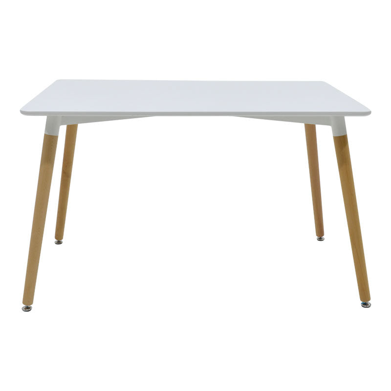Set de sufragerie Natali-Gaston, 5 piese, Gri-Alb-Natural, 120x80x76 cm