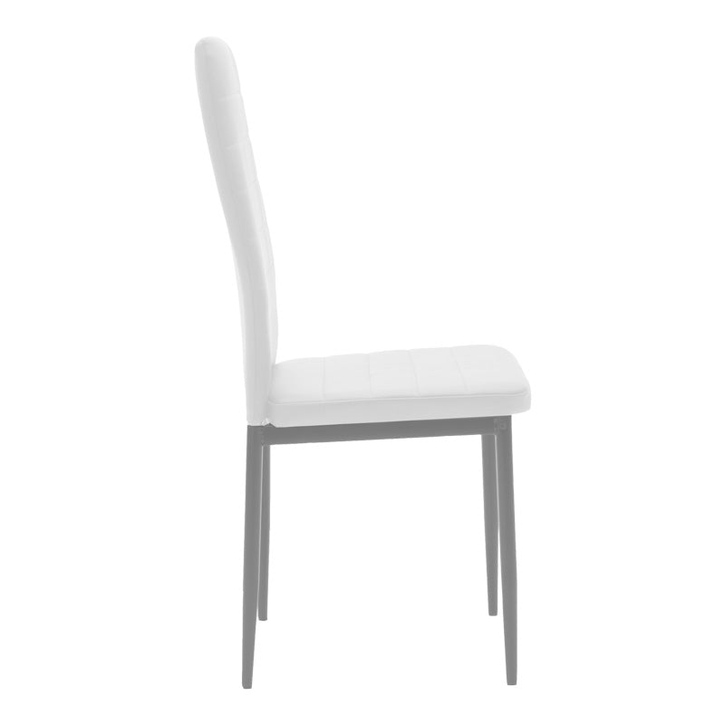 Set de sufragerie Natali-parker, 5 piese, Alb-Natural, 120x80x76 cm