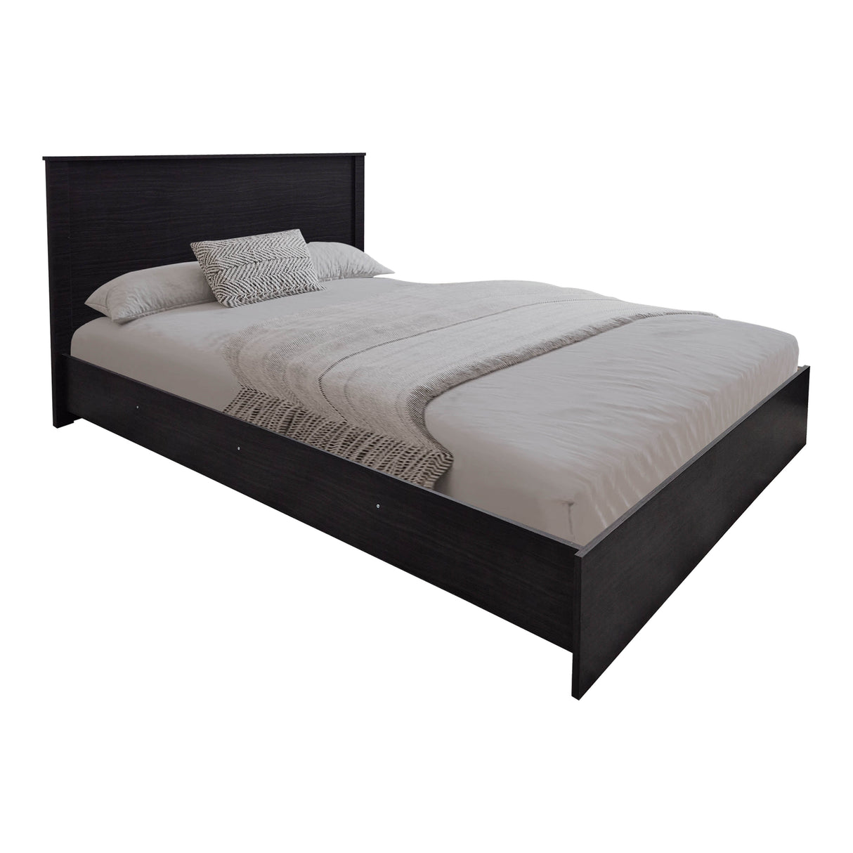 Set Dormitor Athos cu Pat, Wenge, 140x200 cm