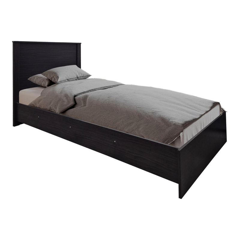 Set Dormitor Athos cu Pat, Wenge, 90x190 cm, imagine suplimentara