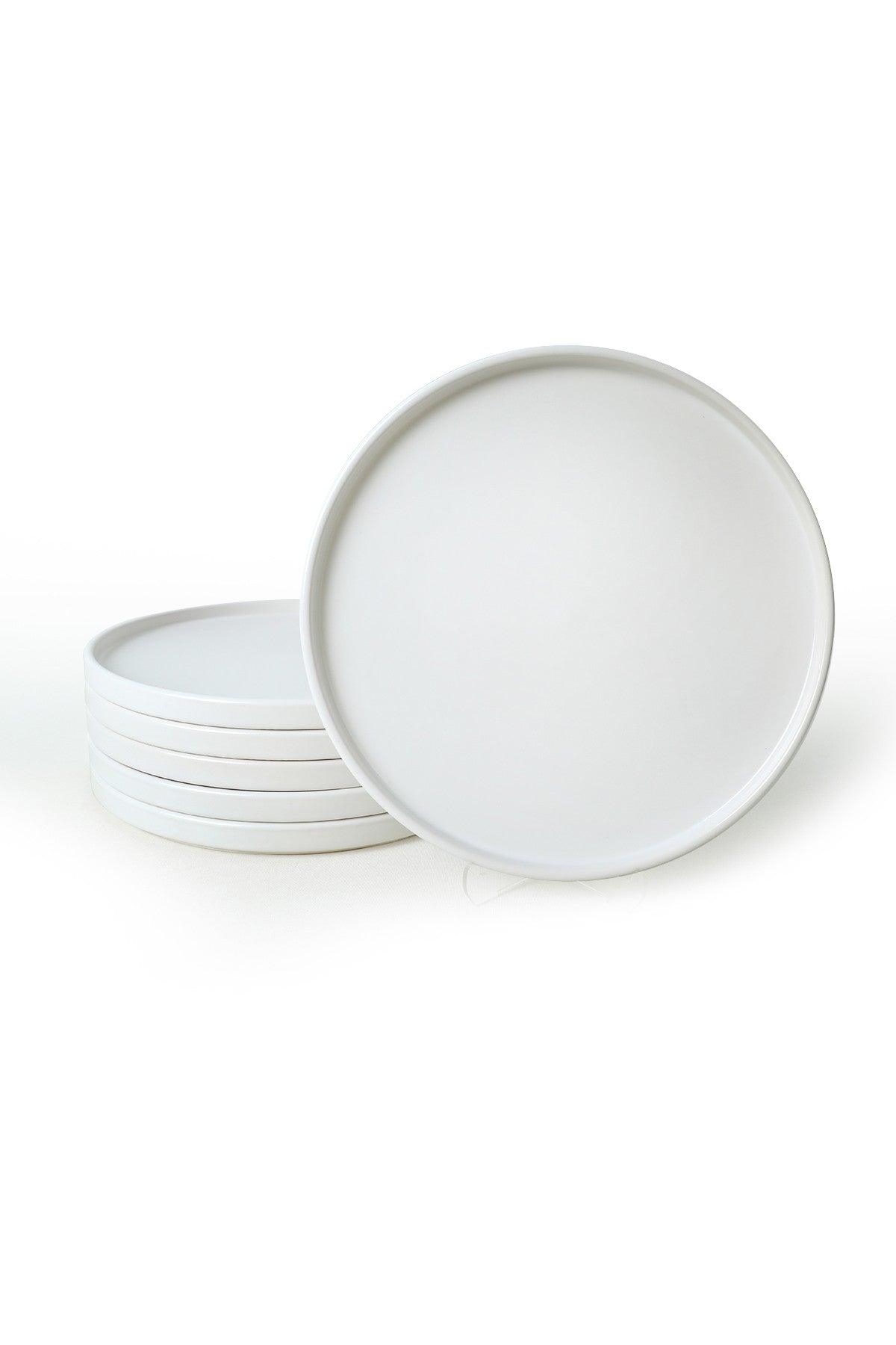 Set farfurii, Alb Mat, 27 cm