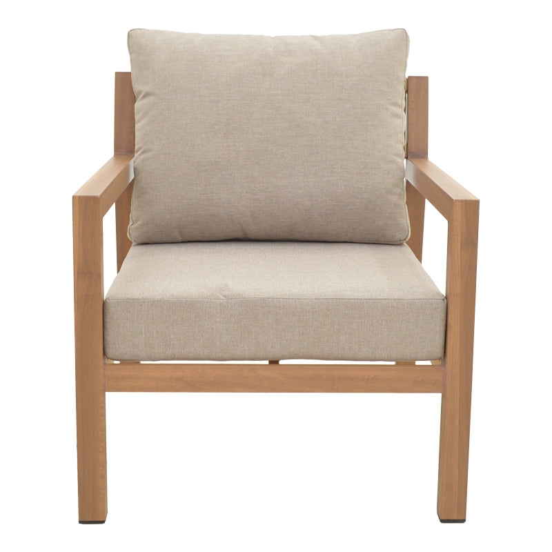 Set gradina Andasio, Gri - Natural, 164x83x70 cm