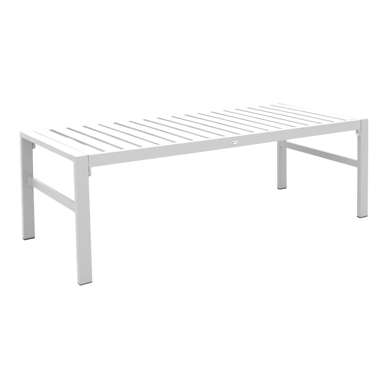 Set lounge exterior Gardenly I, 4 piese, 175x69x72 cm - Alb-Gri-Bej