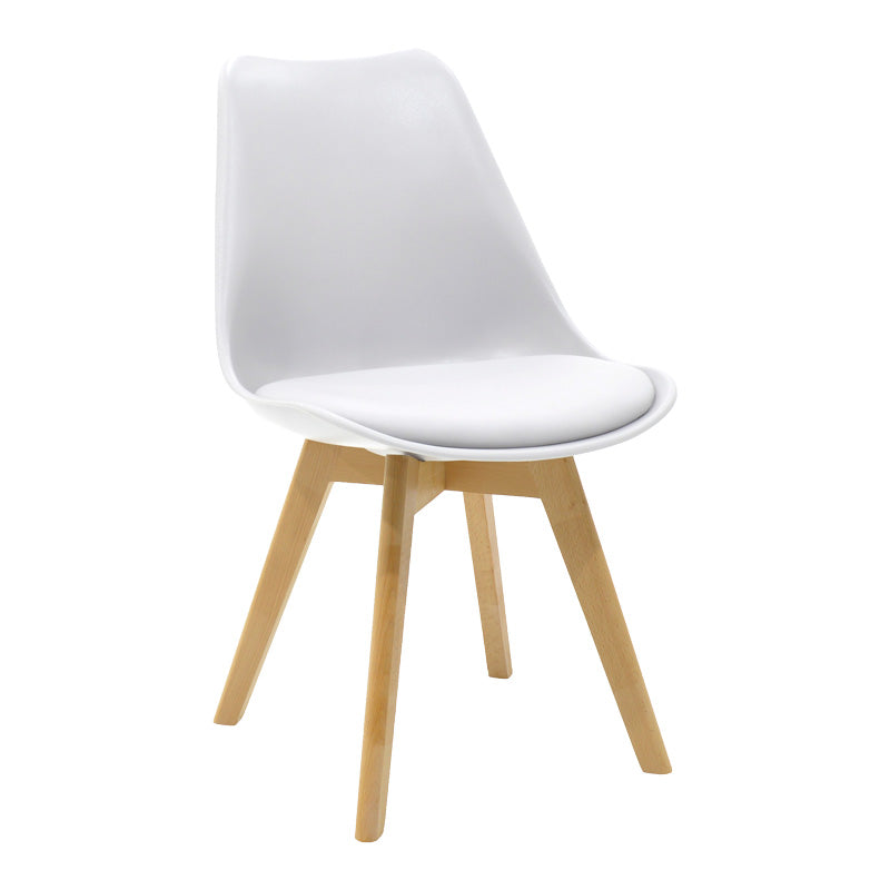 Set de sufragerie 5 piese Manka-Gaston, Alb, Lemn, 110x80x77 cm