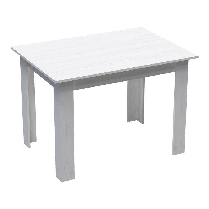 Set de sufragerie 5 piese Manka-Gaston, Alb, Lemn, 110x80x77 cm