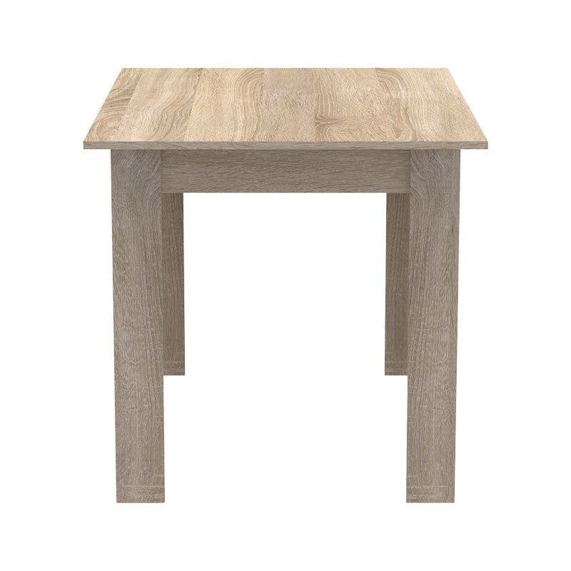 Set de sufragerie format 5 piese Manka-Parker fabricat, neagra-sonoma, 110x80x77 cm