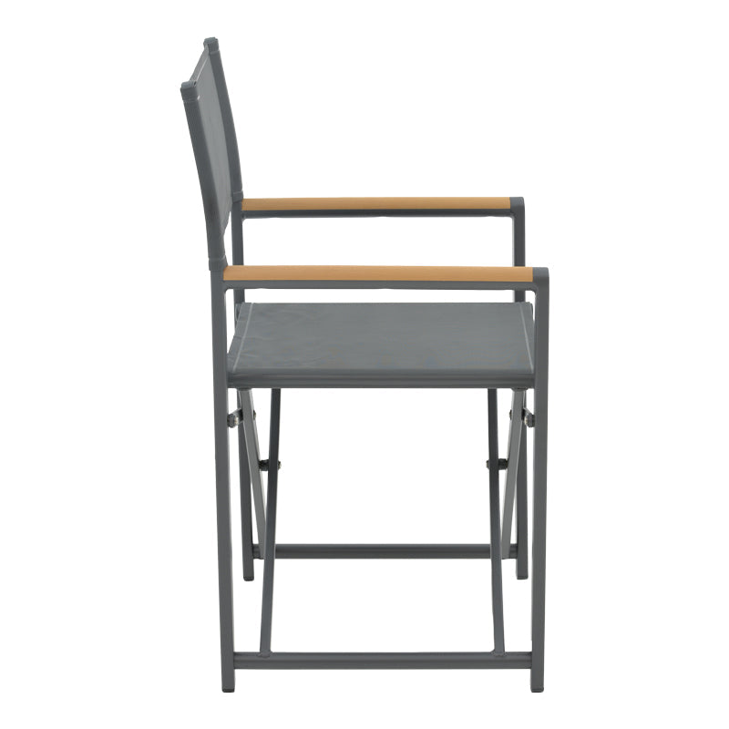 Set masa si scaune 3 buc de gradina Mabu-Kliton, Antracit, 80x80x74 cm