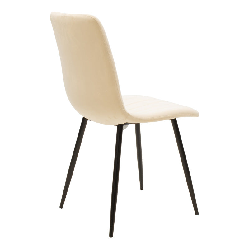 Set masa si scaune 5 piese Natali-Noor, Alb, 120x80x76 cm