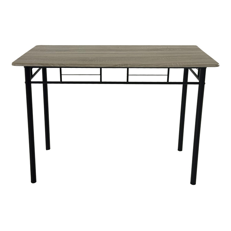 Set masa si scaune 5 piese Reforia, Gri, 110x60x74 cm