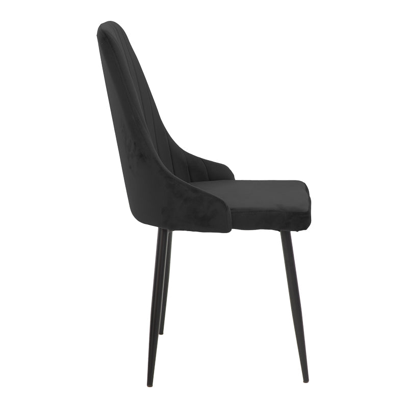 Set masa si scaune Antoro-Azori, D100x75 cm - Negru