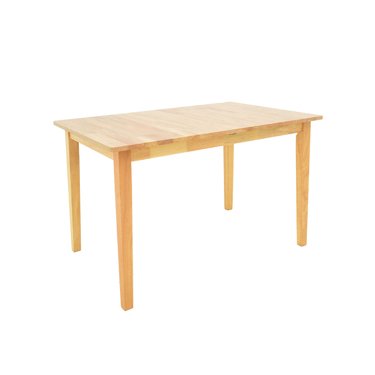 Set masa si scaune Dallan Country, Lemn rubberwood, Natural, 150x80x74 cm