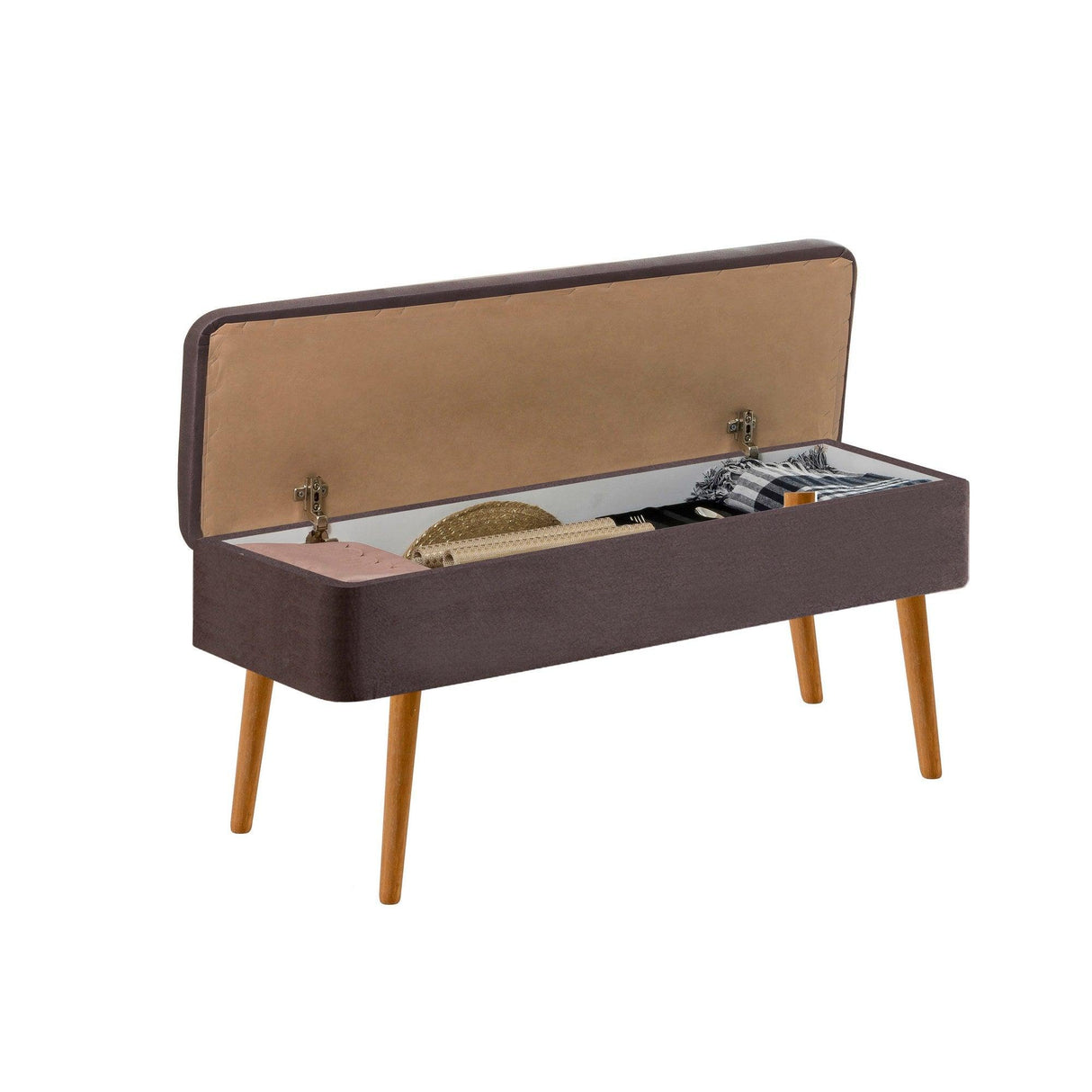 Set masă și scaune extensibile (4 bucăți) Vina, Stejar, 129x80x75 cm