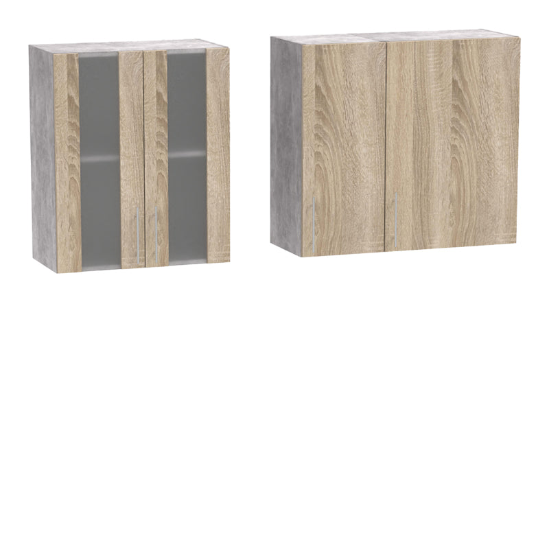 Set mobila bucatarie 4 buc Festa II, Sonoma, 140x60x85 cm