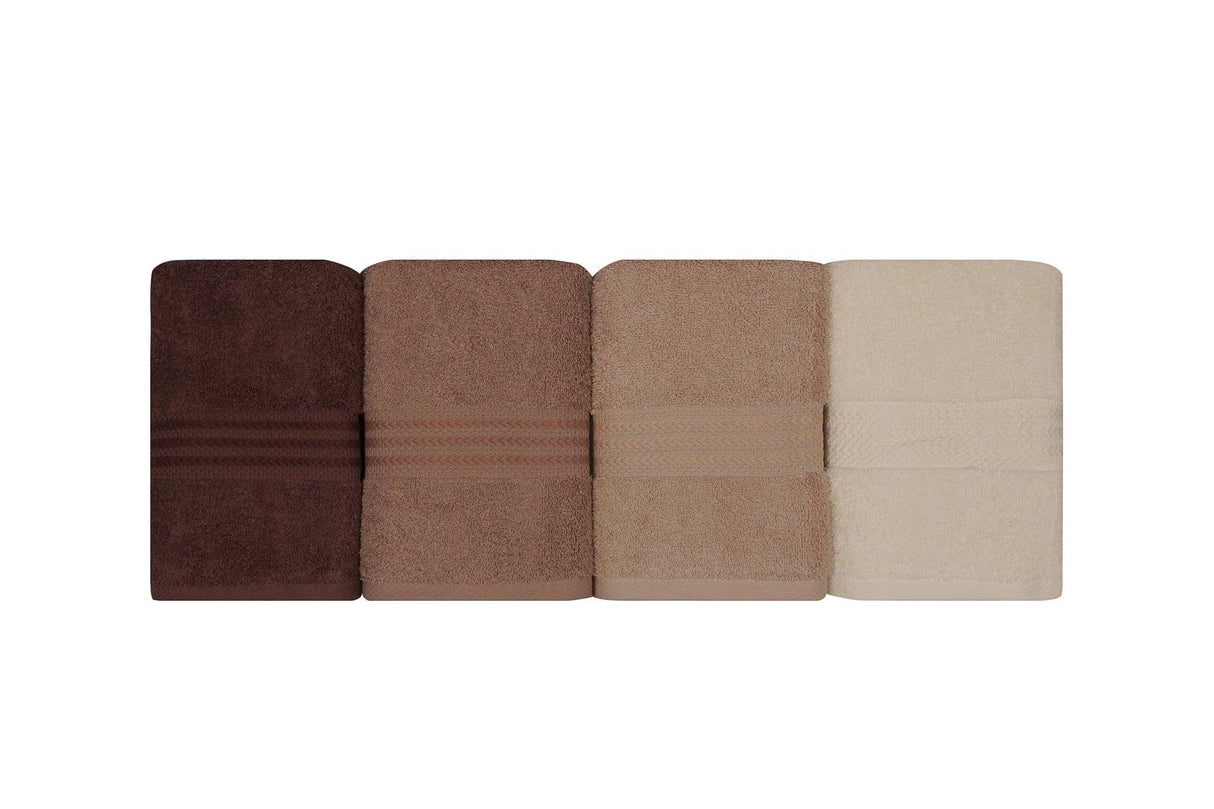 Set Prosoape de Baie (4 bucăți), Crem, 90x50 cm