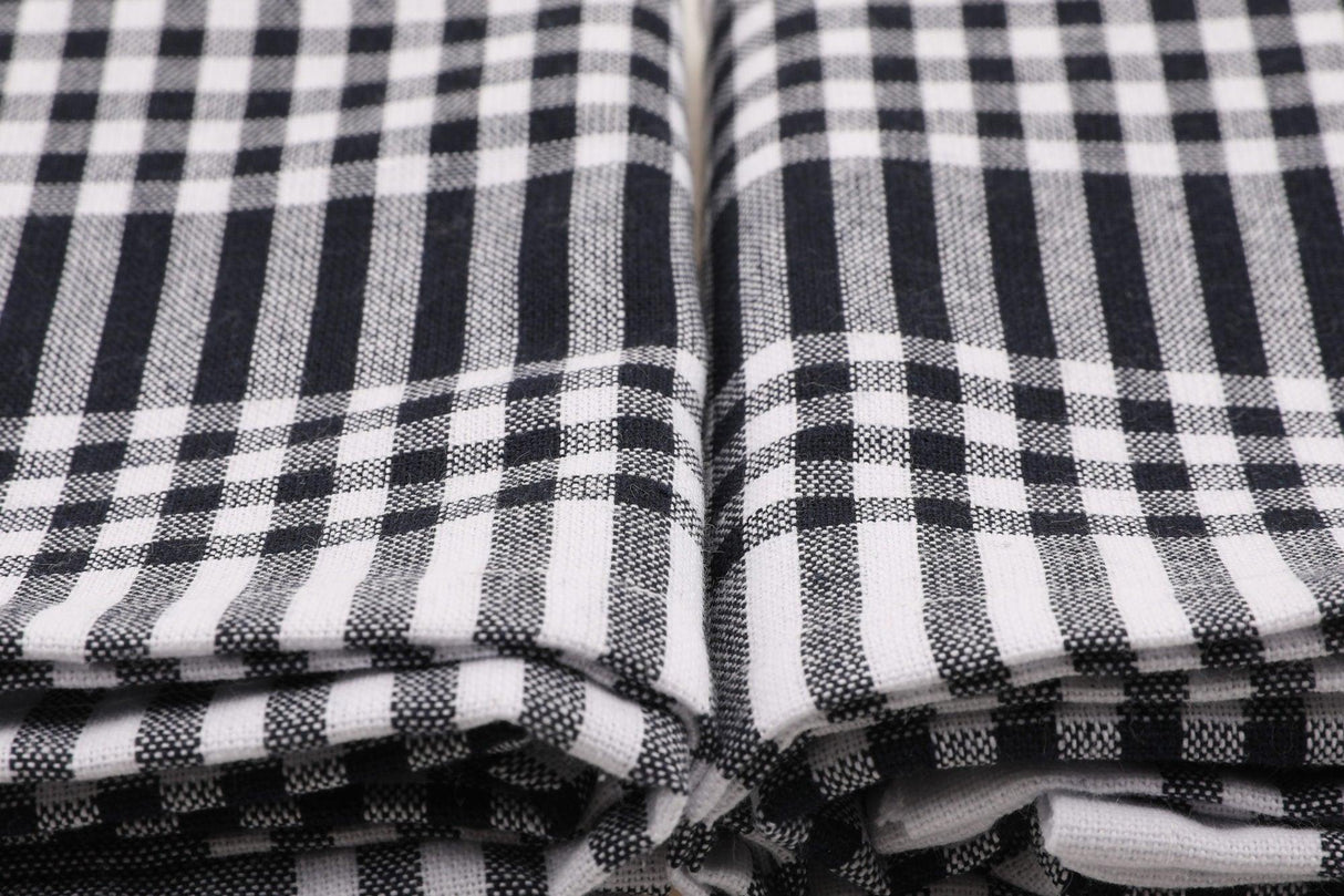 Set Prosoape de Bucatarie (10 bucăți), Negru, 65x45 cm
