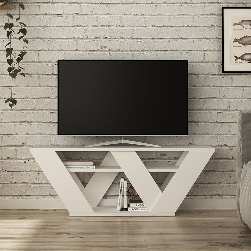 Suport TV Pipralla, Diverse culori, 110x30x40 cm - Alb