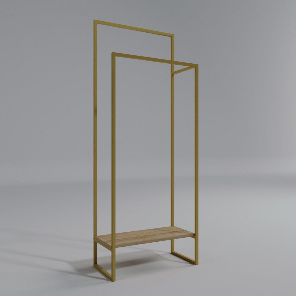 Suport/Stander Umerase Leipzig, Auriu, 80x170x35 cm