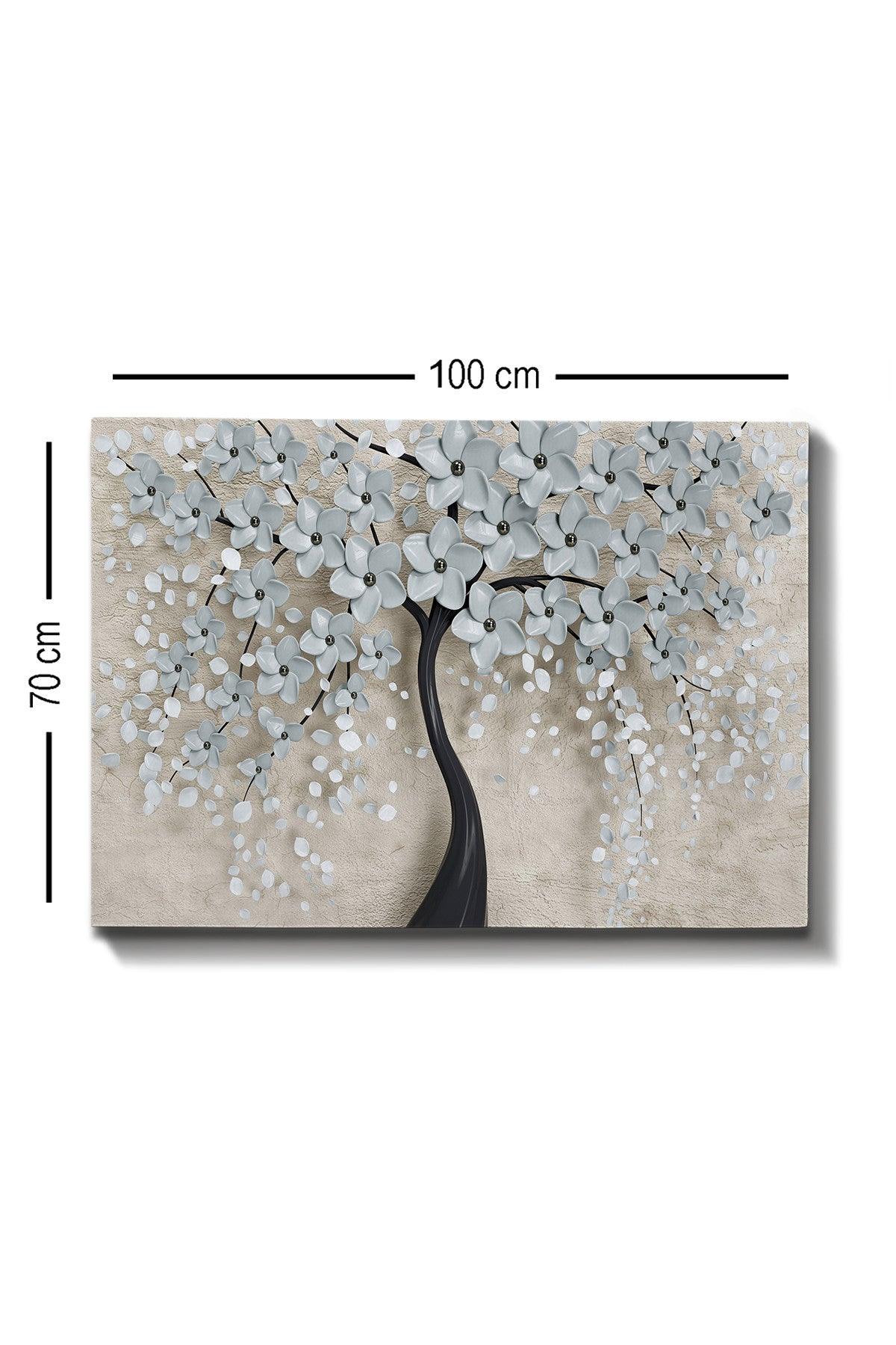 Tablou Canvas Gradina Japoneza, Multicolor, 100x70 cm