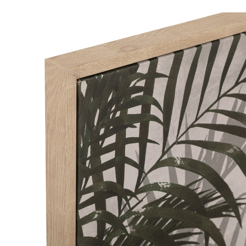 Tablou decorativ cu rama Kapelda, Lemn, Multicolor, 58x78 cm
