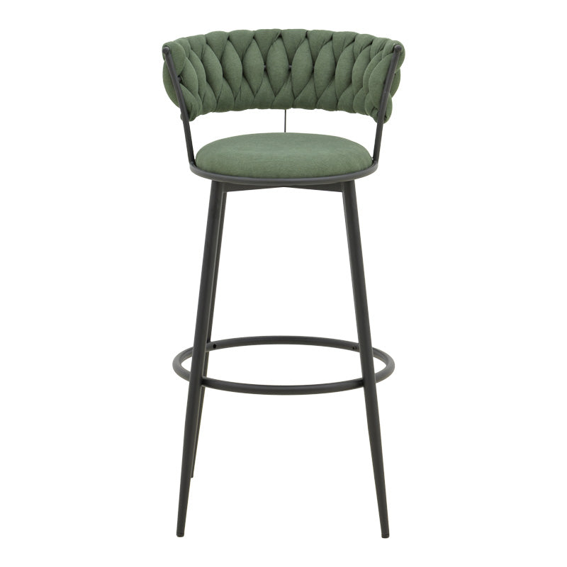 Taburet Alkia I, kaki, Negru, 50x56x95 cm