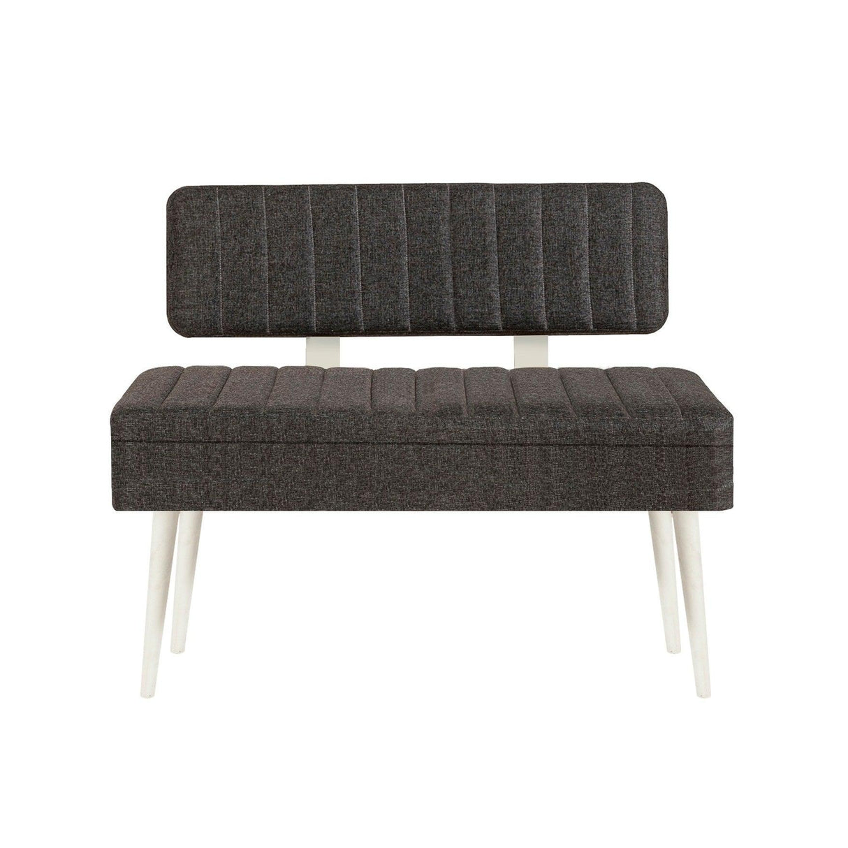 Taburet Banca Bucatarie Bench, 110x40x82.5 cm - Stejar Antracit