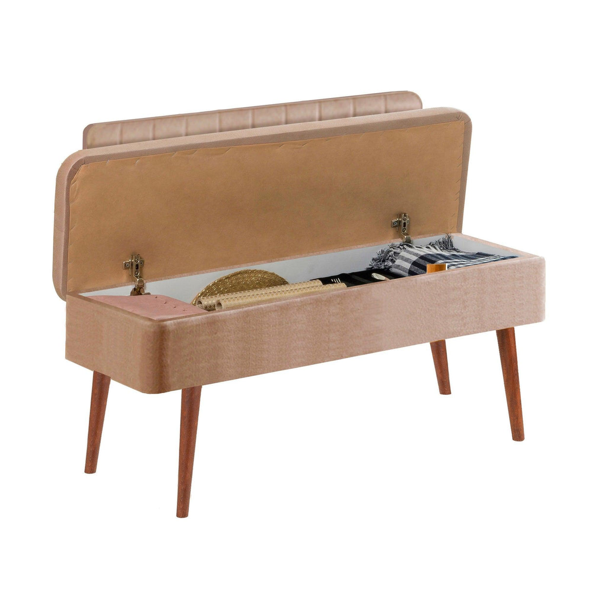 Taburet Banca Bucatarie Bench, 110x40x82.5 cm - Stejar Gri inchis