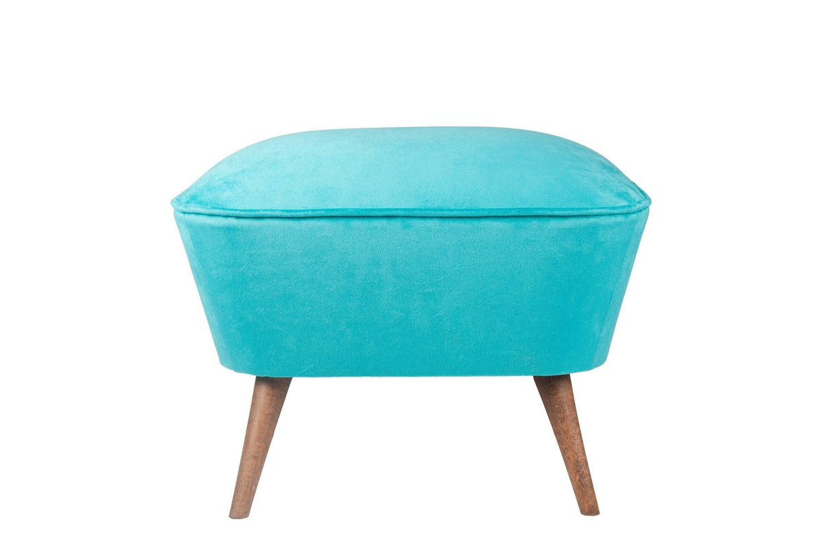 Taburet Chic Raffet, 57x45x45 cm - Turcoaz