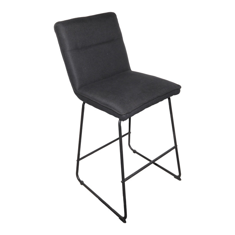 Scaun de bar Essential, stofa si metal, 53x64x107 cm - Scaun de bar Essential, stofa si metal, 53x64x107 cm