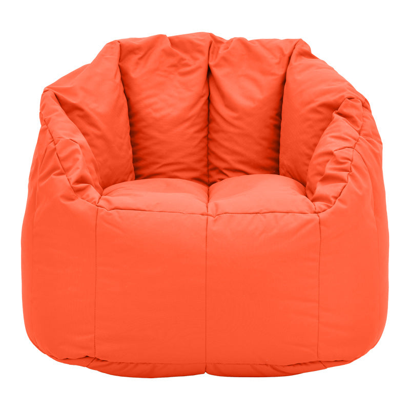 Taburet impermeabil Kerlon, Piele ecologica, Gri - Portocaliu, 80x65 cm - Portocaliu
