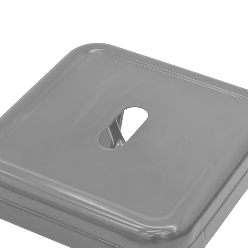 Taburet Utopia metal, mat, Diverse culori, 30x45x30 cm - Gri Deschis