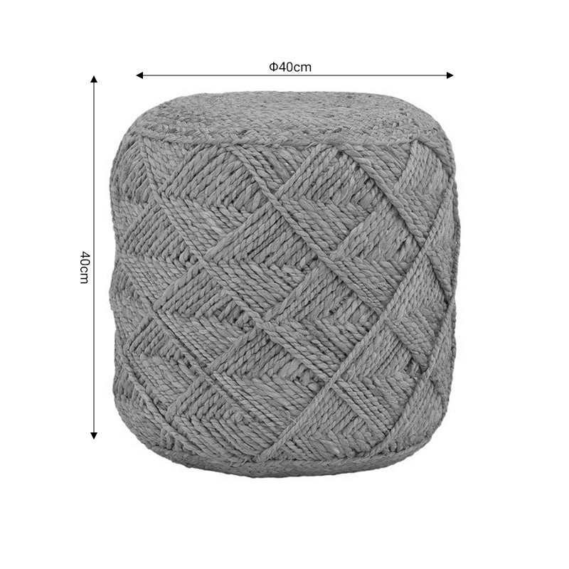 Taburet Vladir Natural 100% iuta, 40x40x40 cm