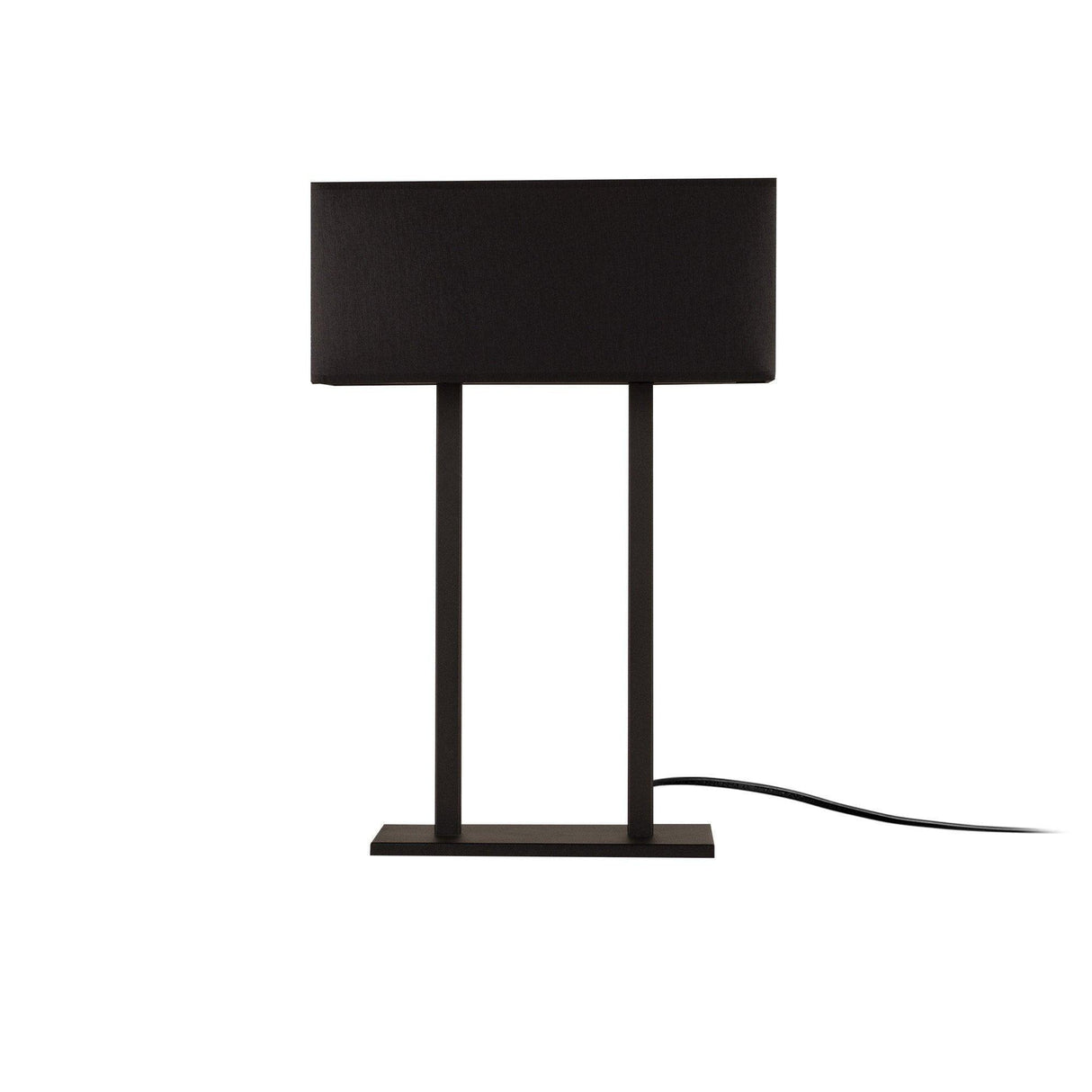 Veioza Amora, Alb - Negru, 35x15x52 cm - Negru