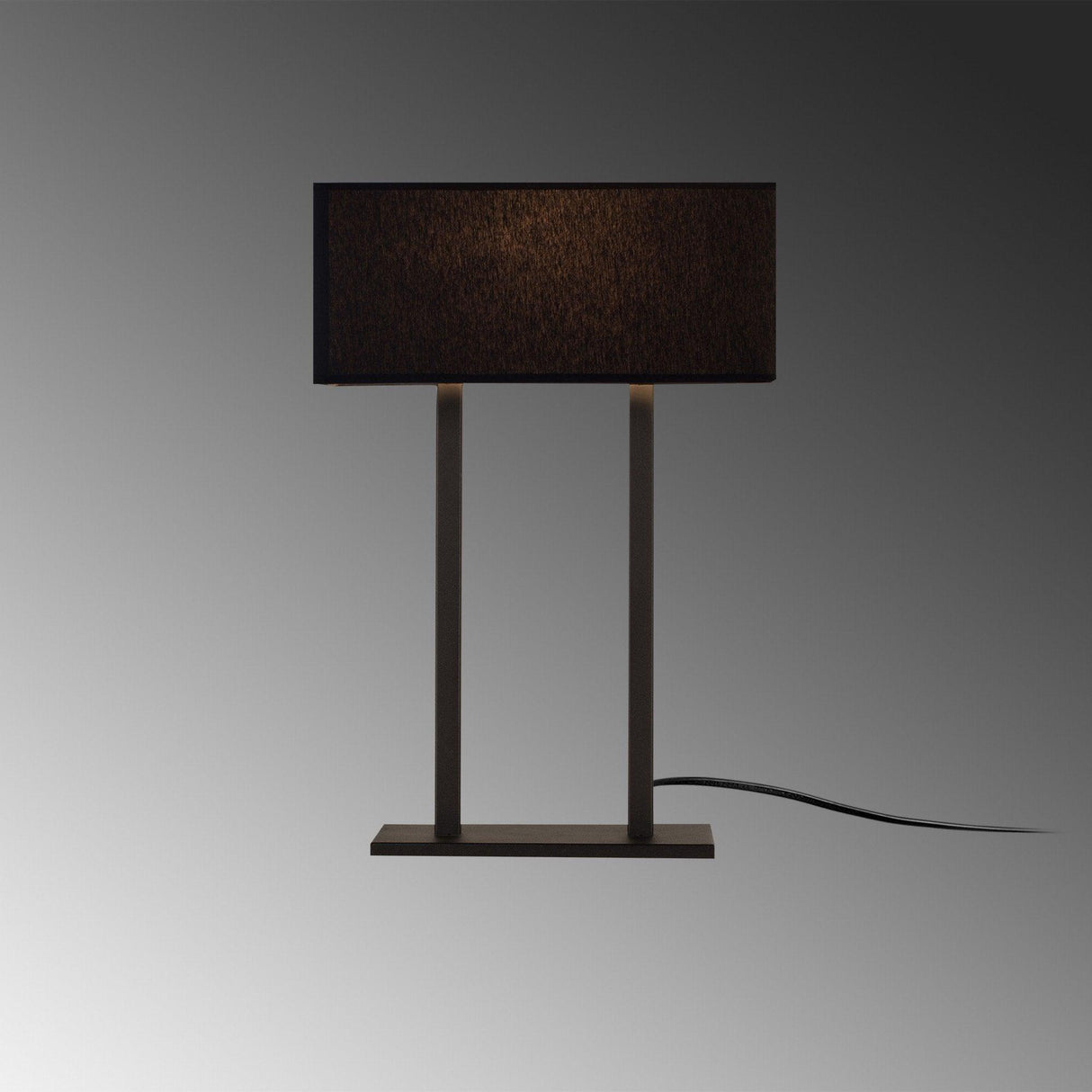 Veioza Amora, Alb - Negru, 35x15x52 cm - Negru