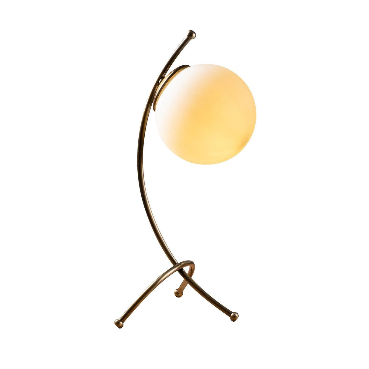 Veioza Aradia, Alb/Cupru, 15x15x43 cm