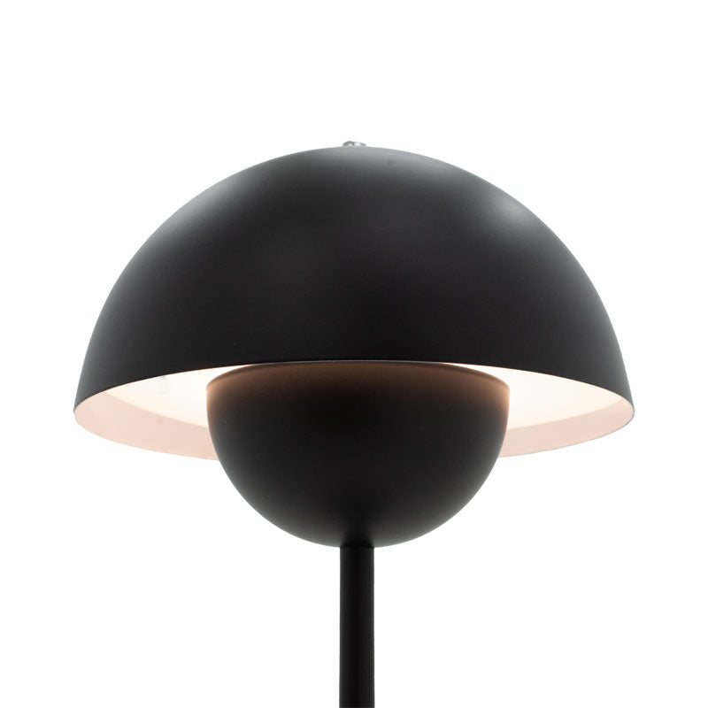 Veioza Creative LED, Alb - Negru, D18x30 cm - Negru