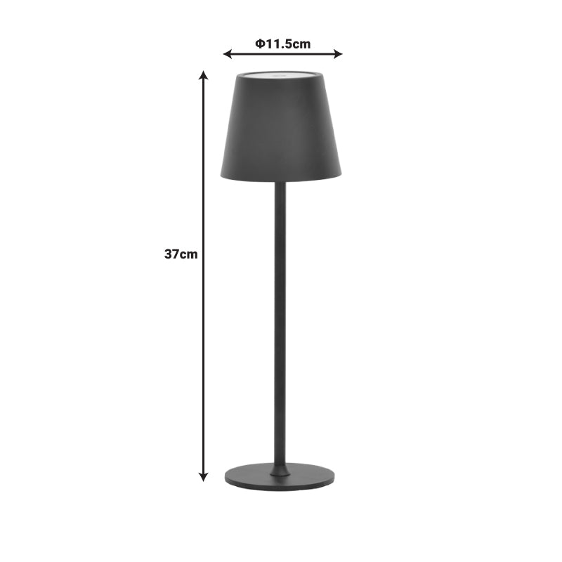 Veioza tactila Brave, LED, Bronz, 11x11x37 cm