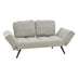 Gri | SKU: 024-000034 | Canapea extensibilă Jackie, Bouclé, Gri, 190x78x75 cm, varianta Gri, produs pentru amenajarea locuinței, disponibil online în România la CasaMob