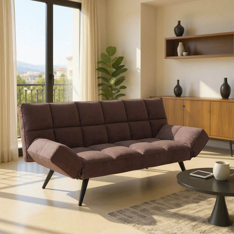 Canapea extensibilă 3 locuri Freddo, Catifea, Diverse culori, 181x81x86 cm