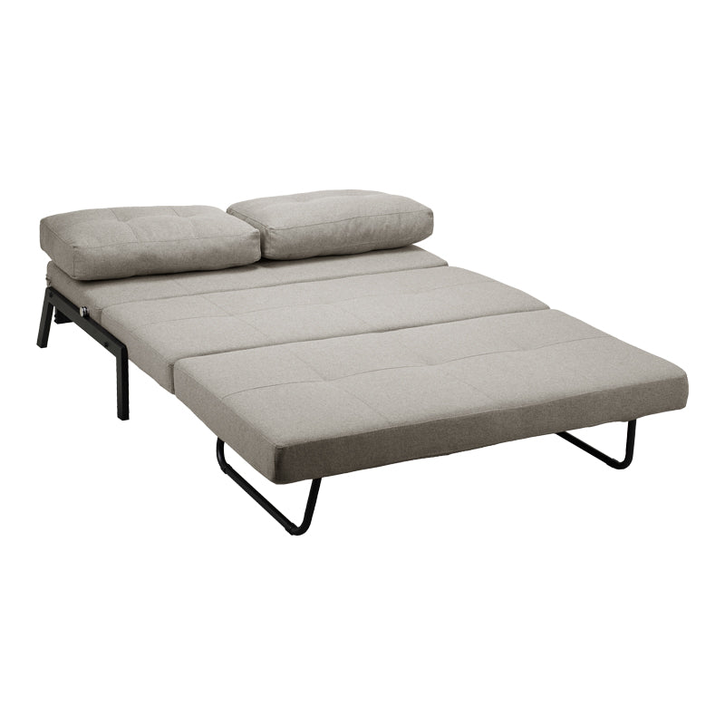 Canapea extensibila Fancy, Stofa, Bej, 150x98x70 cm